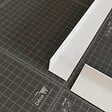 TECNOPROFILS - Cornière PVC - Longueur 1 m - Blanc - 3 x 3 cm - vignette