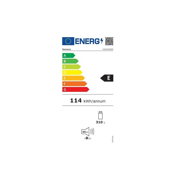 SIEMENS - réfrigérateur 1 porte intégrable à glissière 310l - KI81RNSE0 - large