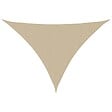 VIDAXL - vidaXL Voile de parasol tissu oxford triangulaire 3x4x5 m beige - vignette