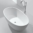 THALASSOR - LOUNGE 150 - Baignoire ilot en Solid Surface 150 x 73 x 52(h) cm - vignette
