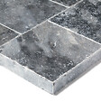 RO'MA NATURE - Pavé Pierre d'Adana Gris Bleu Foncé 15,25x15,25x3 cm (vendu au m² - 42 pavés/m²) - vignette