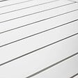 OVIALA - Ensemble table inclinable de terrasse 70 x 70 cm et 2 chaises blanc - Almada - vignette