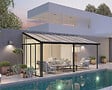 CANOPIA - Canopia Paroi latérale pour pergola 3 m Grise - vignette
