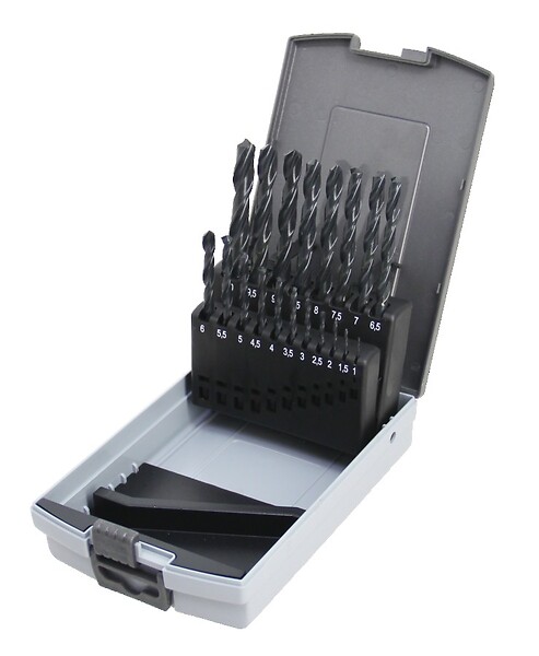 HANGER - Coffret de 19 forets en acier HSS laminés 1 à  10mm - HANGER - 155090 - large