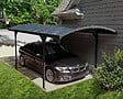 CANOPIA - Canopia Carport Atlas 4,95 x 2,88 m Gris, toiture teintée - vignette