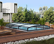 CANOPIA - Canopia Abri piscine téléscopique Majorca 6.7 x 4.5 m Gris - vignette