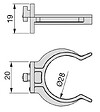EMUCA - Clips pour plinthe PVC/aluminium - EMUCA - 3913017 - vignette