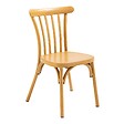 OVIALA - Chaise de terrasse en aluminium bois - Braga - vignette