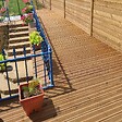 TERRASSEENBOIS - Kit complet terrasse Pin autoclave Vert pour 40 m², Lames 5,1 m, lambourdes 4,2 m, plots réglables et visserie Inox. - vignette