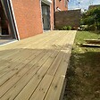 TERRASSEENBOIS - Kit terrasse Pin autoclave Vert pour 20 m², Lames 3,3 m, lambourdes 3 m et visserie Inox. - vignette