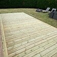 TERRASSEENBOIS - Kit terrasse Pin autoclave Vert pour 20 m², Lames 3,3 m, lambourdes 3 m et visserie Inox. - vignette