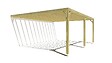 MA PERGOLA BOIS - Pergola bois • 6m x 5m • adossée • sens profondeur - vignette