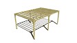 MA PERGOLA BOIS - Pergola bois • 6m x 4m • indépendante • sens profondeur - vignette