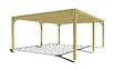 MA PERGOLA BOIS - Pergola bois • 6m x 5m • indépendante • sens profondeur - vignette