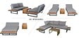 Salon modulable Izzy sofa set - vignette