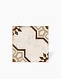 COMPTOIR DU CERAME - CARRELAGE IMITATION CIMENT MOTIF FLORAL MARRON VIEILLI 22.5X22.5 - MK2305052 - vignette