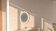 MP GLASS - Miroir led swann wood d.60 cm - vignette
