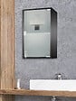 MP GLASS - Armoire pharm genoa black 50x30x15 cm - vignette