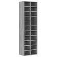 VIDAXL - vidaXL Meuble à  chaussures Sonoma gris 54x34x183 cm Bois d'ingénierie - vignette