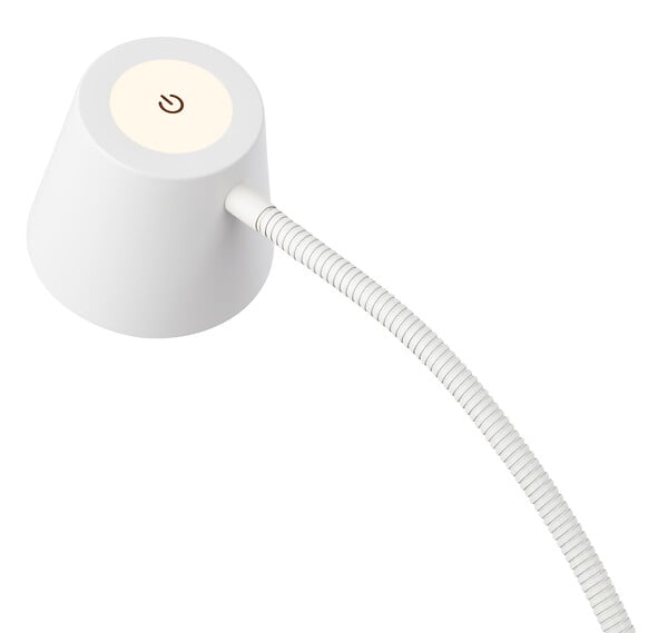 BRILONER - Accu LED floor lamp, blanc - large