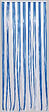 MOREL - Rideau de porte lanières Antilles BLC-BL 90x220 cm - vignette