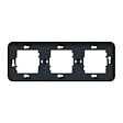 SCHNEIDER - Cadre 3 postes horizontale IP55 IK08 - Encastre - Gris anthracite - Mureva Styl - vignette