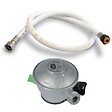 KEMPER - Pack Tuyau gaz souple 1.50 m + Détendeur Propane à clipser Quick-On Valve 20mm ANTARGAZ PRIMAGAZ TOTALGAZ FINAGAZ - vignette