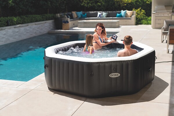 INTEX - Spa gonflable Carbone - 6 places - large