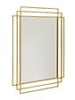 DADA ART - MIROIR RECTANGLE METAL DORE 48x70 cm - vignette