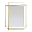 DADA ART - MIROIR RECTANGLE METAL DORE 48x70 cm - vignette