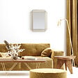 DADA ART - MIROIR RECTANGLE METAL DORE 48x70 cm - vignette