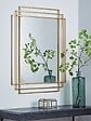 DADA ART - MIROIR RECTANGLE METAL DORE 48x70 cm - vignette