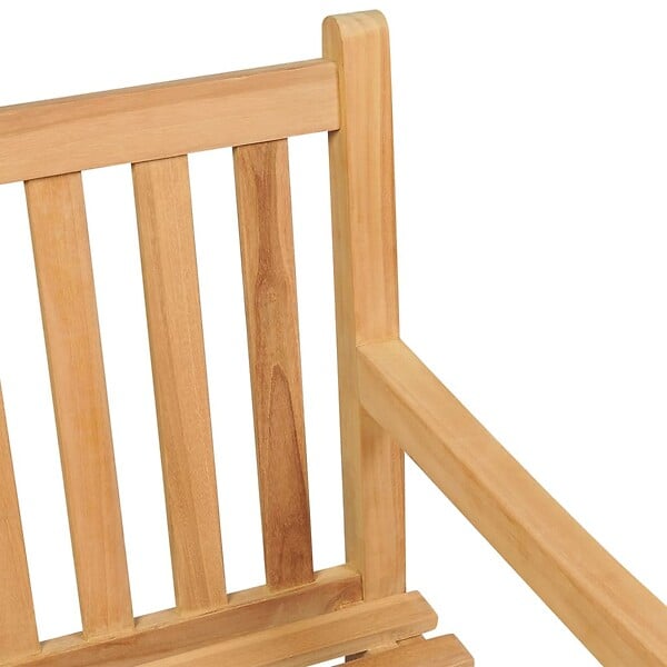 VIDAXL - vidaXL Banc de jardin 114 cm bois de teck solide - large