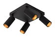LUCIDE - CLUBS Spot plafond-Noir-4xGU10-40W-Alumin. - vignette