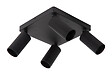LUCIDE - CLUBS Spot plafond-Noir-4xGU10-40W-Alumin. - vignette