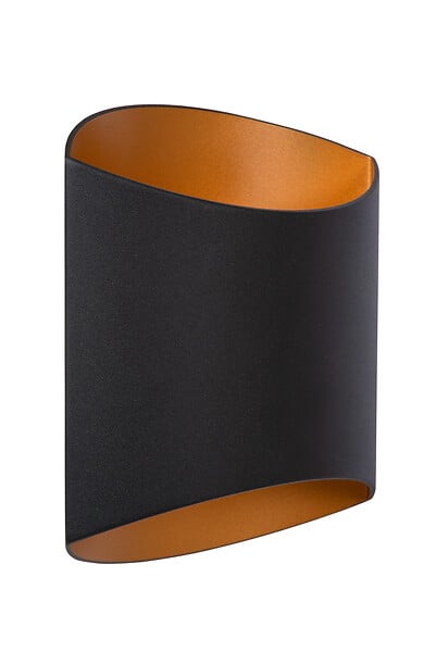 LUCIDE - DILETTA Applique mur.-Noir-1xG9-40W-Alumin. - large