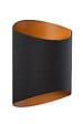LUCIDE - DILETTA Applique mur.-Noir-1xG9-40W-Alumin. - vignette