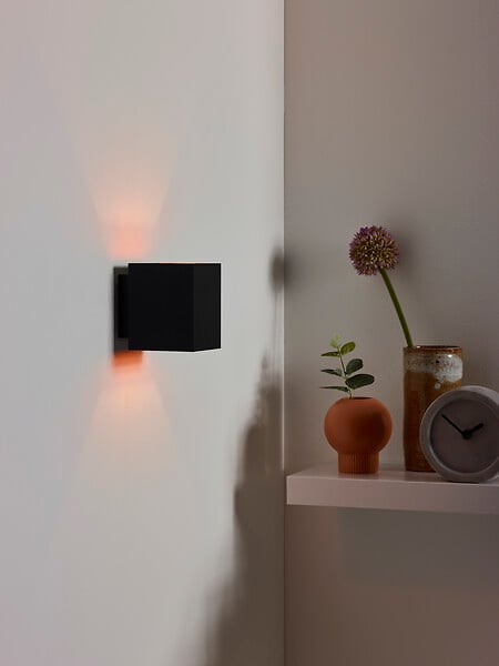 LUCIDE - XERA Applique mur.-Noir-1xG9-42W-Alumin. - large