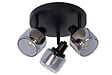 LUCIDE - BJORN Spot plafond-Noir-Ø38-3xE14-40W-Métal - vignette