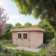 HABRITA - Abri de jardin - Bois - 28mm - 8.47m2 - vignette
