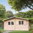 HABRITA - Abri de jardin - Bois - 42mm - 17.47m2 - vignette