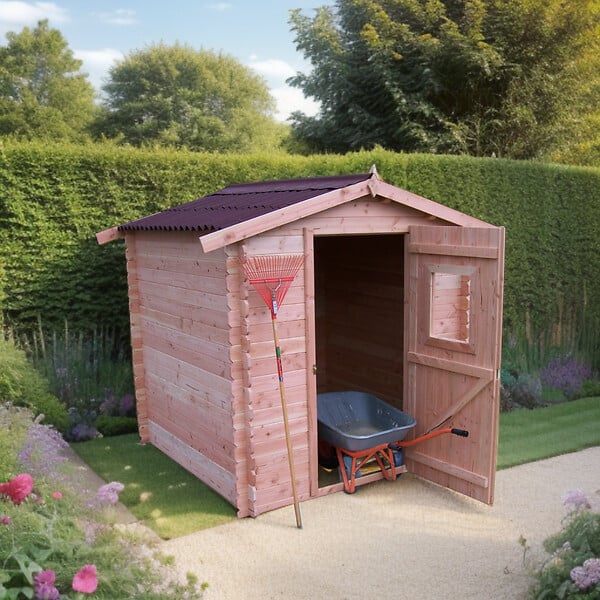 HABRITA - Abri de jardin - Bois - 28mm - 3.24m2 - large