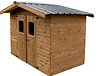 HABRITA - Abri de jardin - Bois - 28mm - 4.87m2 - vignette