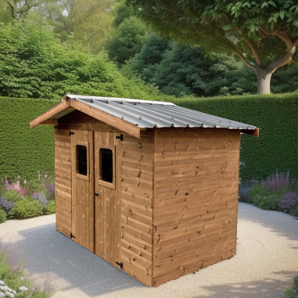 HABRITA - Abri de jardin - Bois - 28mm - 4.87m2 - large
