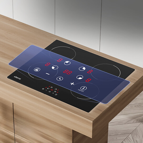 CIARRA - Plaque de cuisson 4 Feux CD4BIH-D table de cuisson induction 59cm Sécurité Enfants - large