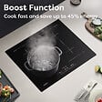 CIARRA - Plaque Induction 7200W 4 Foyers dont 2 Flexizone Booster CIARRA CD4BFFBIH - vignette