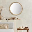 DADA ART - MIROIR ROTIN NATUREL Diam.60 cm - vignette