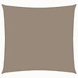 VIDAXL - vidaXL Voile de parasol tissu oxford carré 3,6x3,6 m taupe - vignette