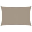 VIDAXL - vidaXL Voile de parasol tissu oxford rectangulaire 4x7 m taupe - vignette