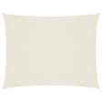 VIDAXL - vidaXL Voile de parasol tissu oxford rectangulaire 3x4 m crème - vignette